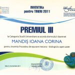 Premiul III Inventika pentru tineri 2011