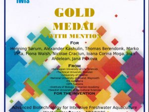 Medalia de aur IWIS 2017