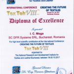 International Conference TexTeh VIII, October 19-20, 2017, Bucharest, Romania - Diploma