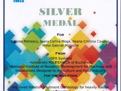 Medalia de argint Euroinvent - 2017